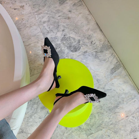 2022 New Fashion Rhinestones Sequined Banquet Designer Heels